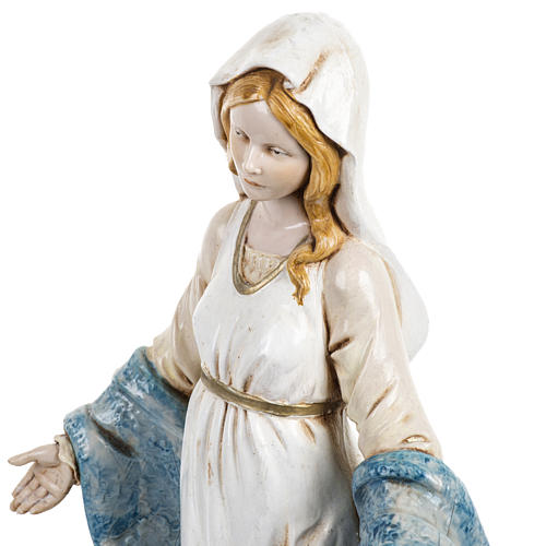 Statue Unefleckte Jungfrau Maria 30cm Porzellan Finish, Fontanin 3