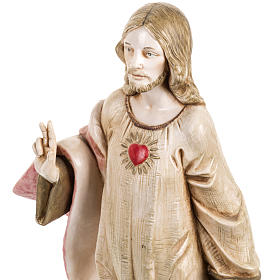 Statue Heiligstes Herz Jesu 30cm Porzellan Finish, Fontanini