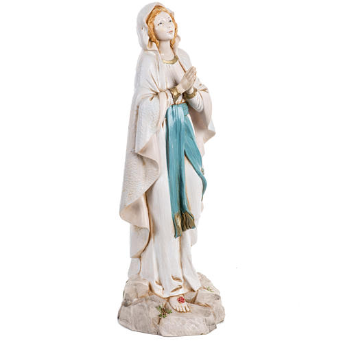 Nossa Senhora de Lourdes 30 cm Fontanini efeito porcelana 3