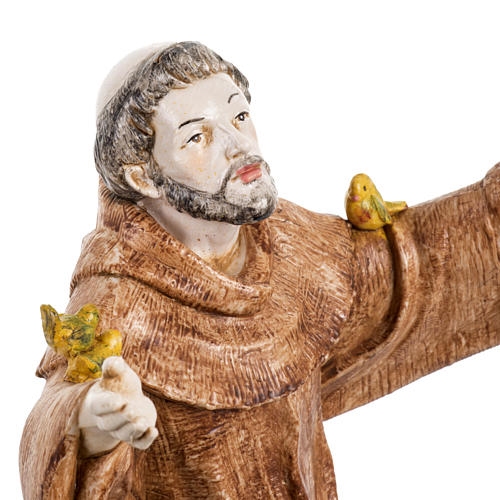 Statue Franz von Assisi 30cm Porzellan Finish, Fontanini 3