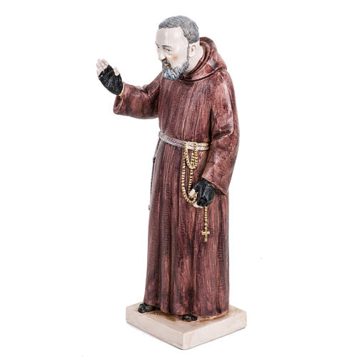 Padre Pio 30 cm Fontanini efeito porcelana 2