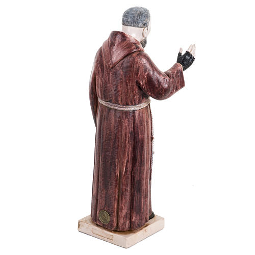 Padre Pio 30 cm Fontanini efeito porcelana 4