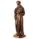 Statue St Antoine de Padoue 100 cm résine bronzée s3