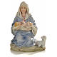 Virgin with baby statue in resin, 15cm s1
