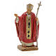 Giovanni Paolo II veste rossa 7 cm resina Fontanini s1
