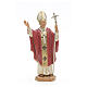 Statue Johannes Paul II rote Kleidung 18cm, Fontanini s1