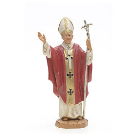 Giovanni Paolo II veste rossa 18 cm Fontanini