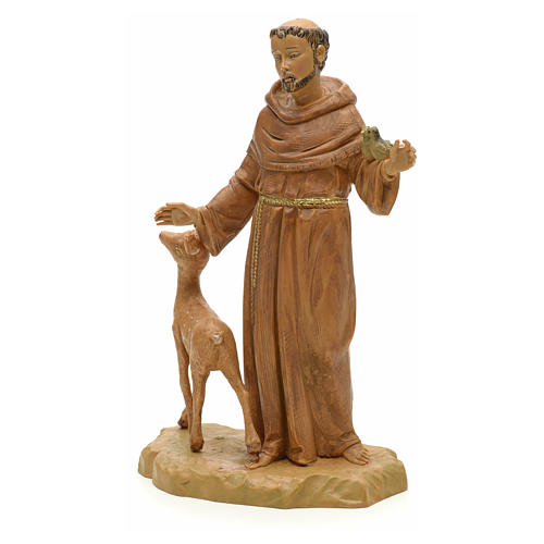 Statue Franz von Assisi mit Tiere 18cm, Fontanini 2