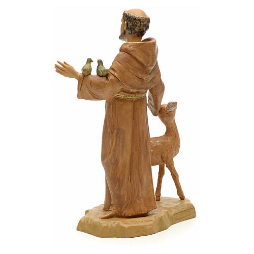 Statue Franz von Assisi mit Tiere 18cm, Fontanini 3