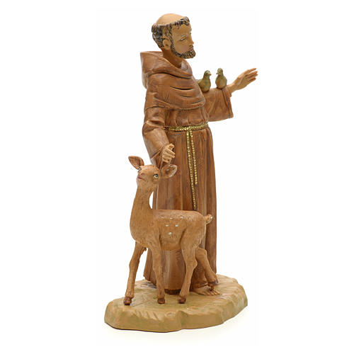 Statue Franz von Assisi mit Tiere 18cm, Fontanini 4