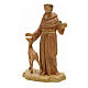 Statue Franz von Assisi mit Tiere 18cm, Fontanini s2