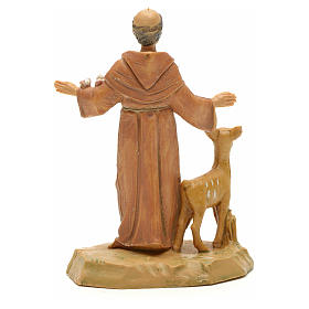 Statue St François et les animaux 7 cm Fontanini