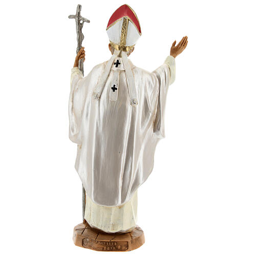 Jean Paul II veste blanche, statue 18 cm Fontanini 4