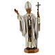 Jean Paul II veste blanche, statue 18 cm Fontanini s1