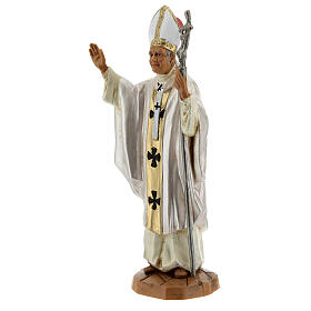 Giovanni Paolo II (bianco) 18 cm Fontanini