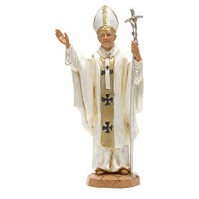 Imagens em Resina e PVC: João Paulo II casula branca 18 cm Fontanini Imagens em Resina e PVC: João Paulo II casula branca 18 cm Fontanini