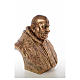 Buste Jean XXIII fibre de verre couleur bronze 80cm Landi POUR EXTÉRIEUR s4