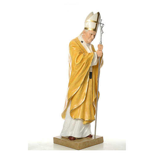 Estatua Juan Pablo II Landi cm 165 fibra de vidrio PARA EXTERIOR 4