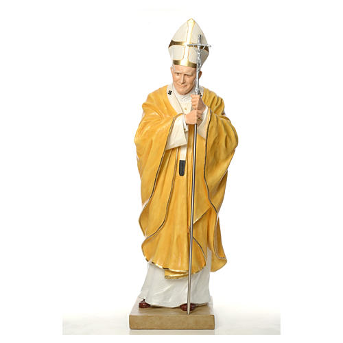Pope John Paul II statue in fiberglass, 165cm FOR OUTDOOR 1