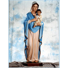 Statue in Vetroresina: Madonna con Bambino 125 cm Landi vetroresina Statue in Vetroresina: Madonna con Bambino 125 cm Landi vetroresina