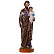 Statue Saint Joseph fibre de verre 125cm Landi POUR EXTÉRIEUR s1