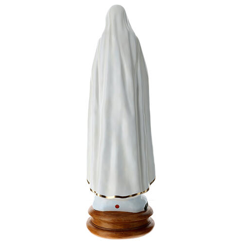 Statue Notre-Dame de Fatima fibre de verre 110cm Landi POUR EXTÉRIEUR 9