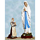 Statues Notre-Dame de Lourdes et Bernadette fibre de verre Landi s1