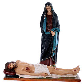 Statues Notre-Dame des Douleurs et Jésus fibre de verre Landi POU EXTÉRIEUR