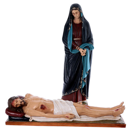 Our Lady of Sorrows, dead Jesus statue in fiberglass, 170cm Land FOR OUTDOOR 1