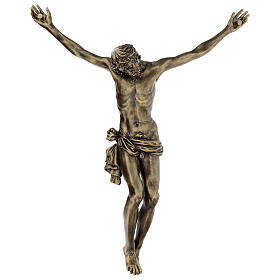 Statue Corps du Christ fibre de verre 80cm Landi POUR EXTÉRIEUR