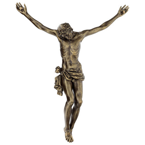 Statue Corps du Christ fibre de verre 80cm Landi POUR EXTÉRIEUR 1