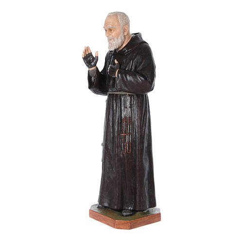 Statue Saint Pio de Pietrelcina fibre de verre 175cm Landi POUR EXTÉRIEUR 2