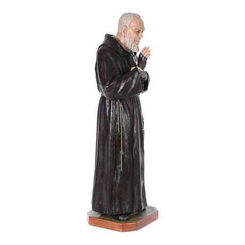 Statue Saint Pio de Pietrelcina fibre de verre 175cm Landi POUR EXTÉRIEUR 3