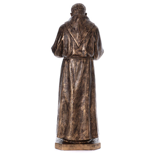 Statue Pater Pio, 175 cm, Bronze Finish, Landi, AUßEN 10