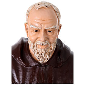 Padre Pio of Pietralcina statue in fiberglass, 150 cm by Landi FOR OUTDOOR