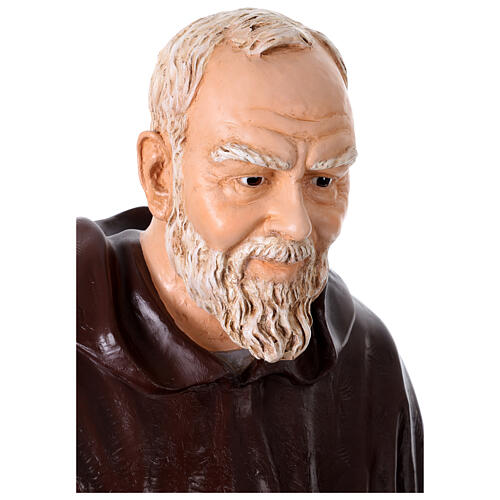 Padre Pio of Pietralcina statue in fiberglass, 150 cm by Landi FOR OUTDOOR 5