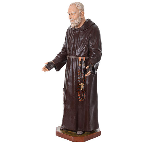 Padre Pio of Pietralcina statue in fiberglass, 150 cm by Landi FOR OUTDOOR 7