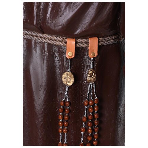 Statue Saint Pio de Pietrelcina fibre de verre 150cm Landi POUR ÉXTERIEUR 6