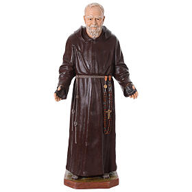 Padre Pio of Pietralcina statue in fiberglass, 150 cm by Landi FOR OUTDOORS