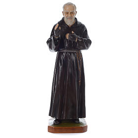 Padre Pio of Pietralcina statue in fiberglass, 125 cm by Landi FOR OUTDOORS