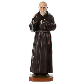 Padre Pio of Pietralcina statue in fiberglass, 125 cm by Landi FOR OUTDOORS