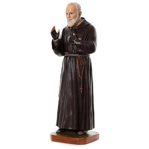 Padre Pio of Pietralcina statue in fiberglass, 125 cm by Landi FOR OUTDOORS 3