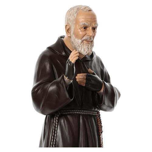 Padre Pio of Pietralcina statue in fiberglass, 125 cm by Landi FOR OUTDOORS 4
