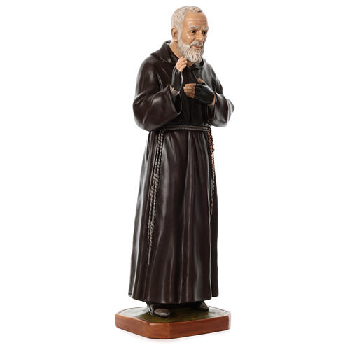 Padre Pio of Pietralcina statue in fiberglass, 125 cm by Landi FOR OUTDOORS 5