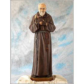 Statuen aus Fiberglas: Statue Pater Pio 100cm, Landi