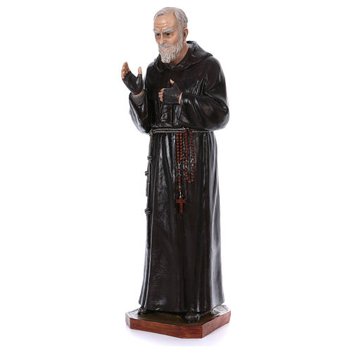 Padre Pio of Pietralcina statue in fiberglass, 100 cm by Landi FOR OUTDOOR 3