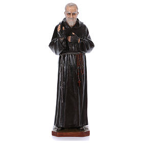Statue Saint Pio de Pietrelcina fibre de verre 100cm Landi POUR EXTÉRIEUR