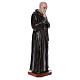 Statue Saint Pio de Pietrelcina fibre de verre 100cm Landi POUR EXTÉRIEUR s4