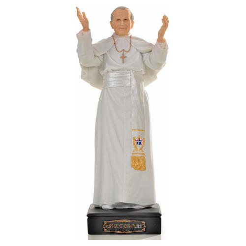 John Paul II statue in resin, 27cm 1