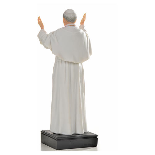 Jean Paul II 27cm résine peinte 3